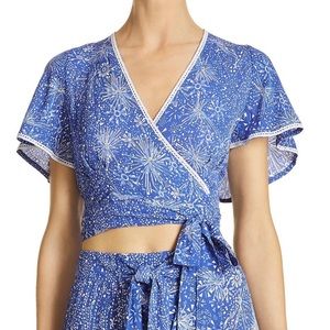 Poupette St. Barth Nola wrap top.